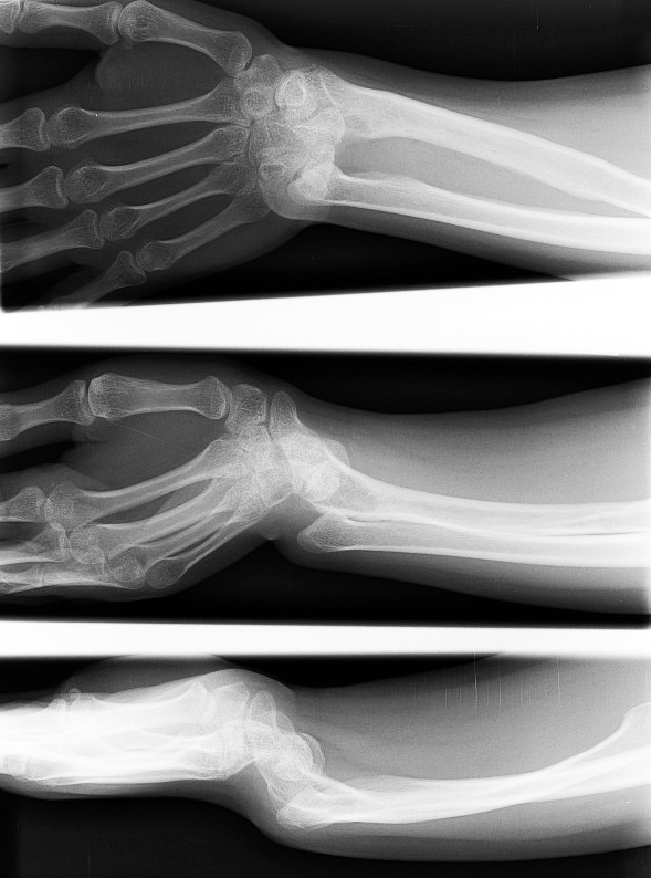 Madelung’s AP and lateral X-ray left wrist
